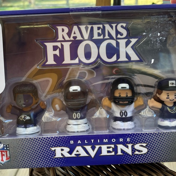 NFL little people Baltimore Ravens collector NIB - Picture 4 of 6